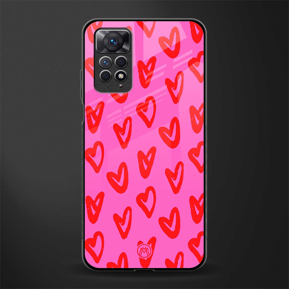 hot pink soul glass case for redmi note 11 pro image