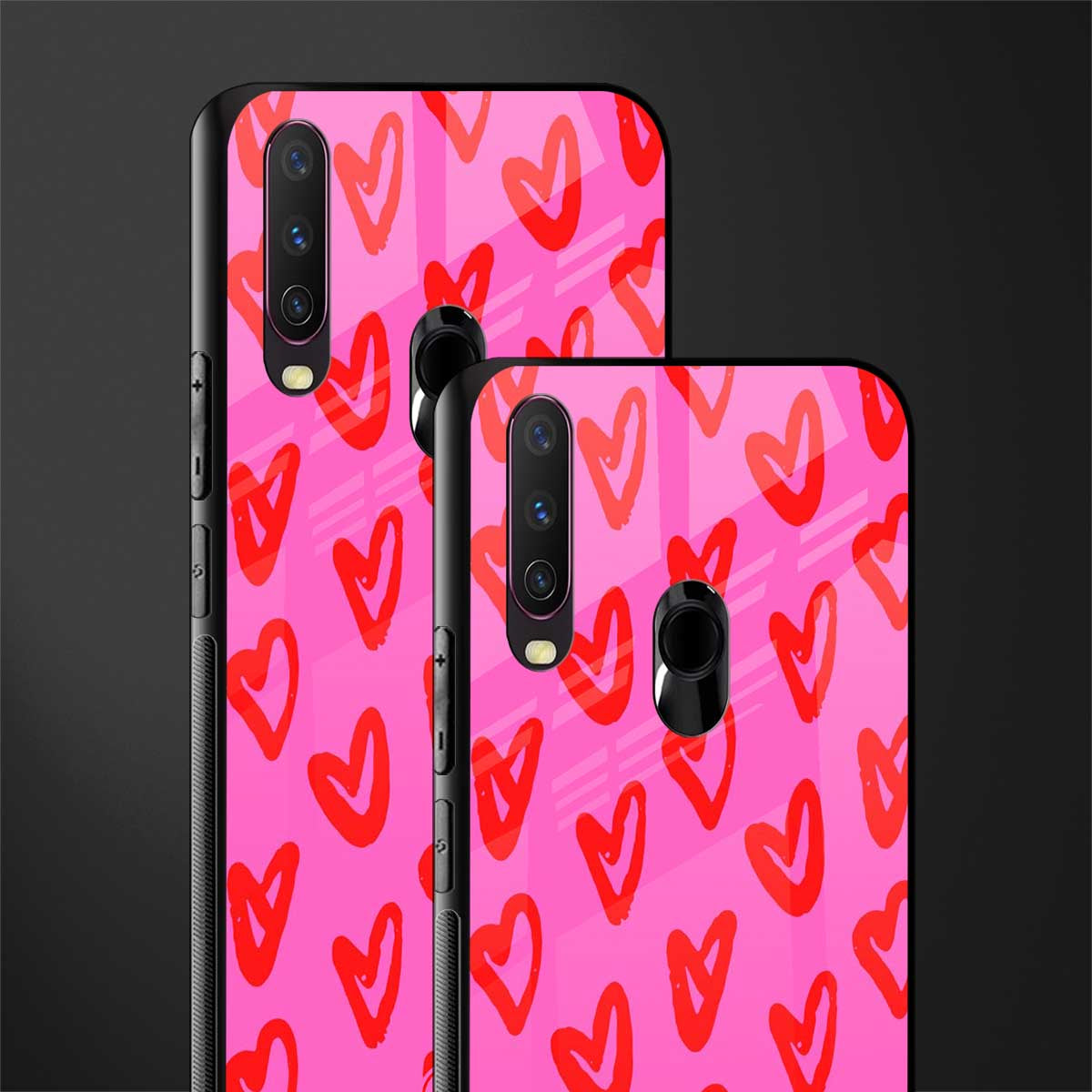 hot pink soul glass case for vivo y17 image-2