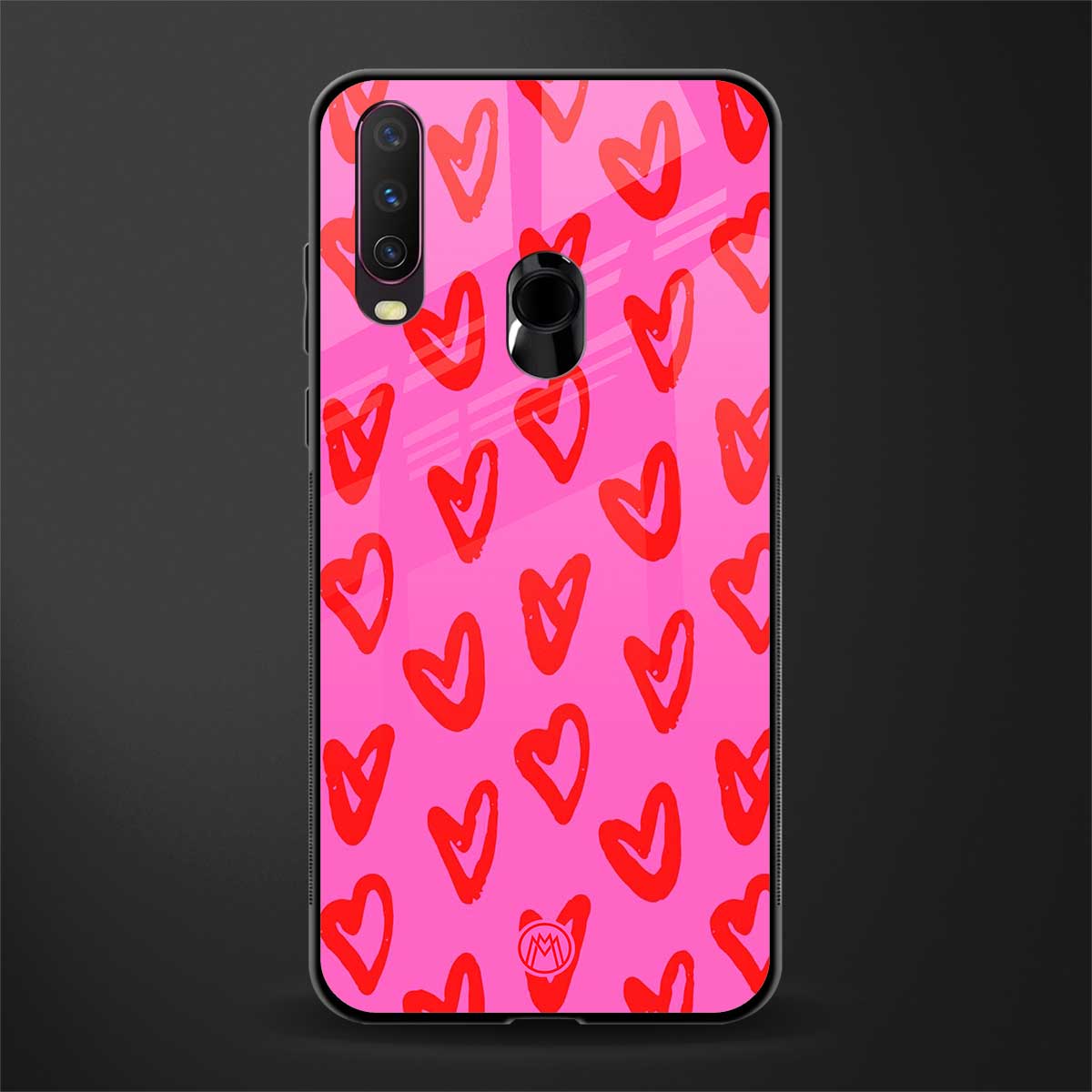 hot pink soul glass case for vivo y17 image