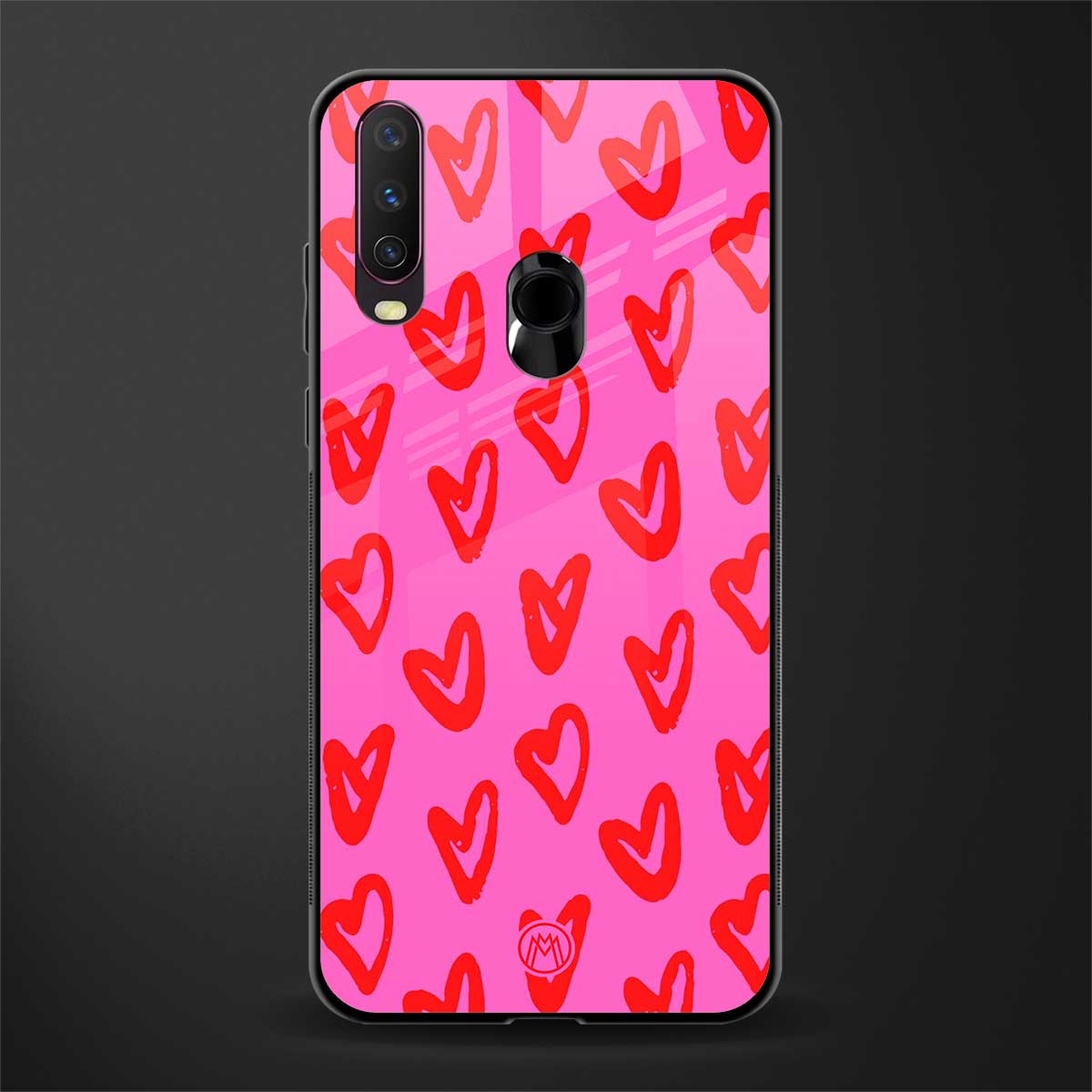 hot pink soul glass case for vivo y17 image