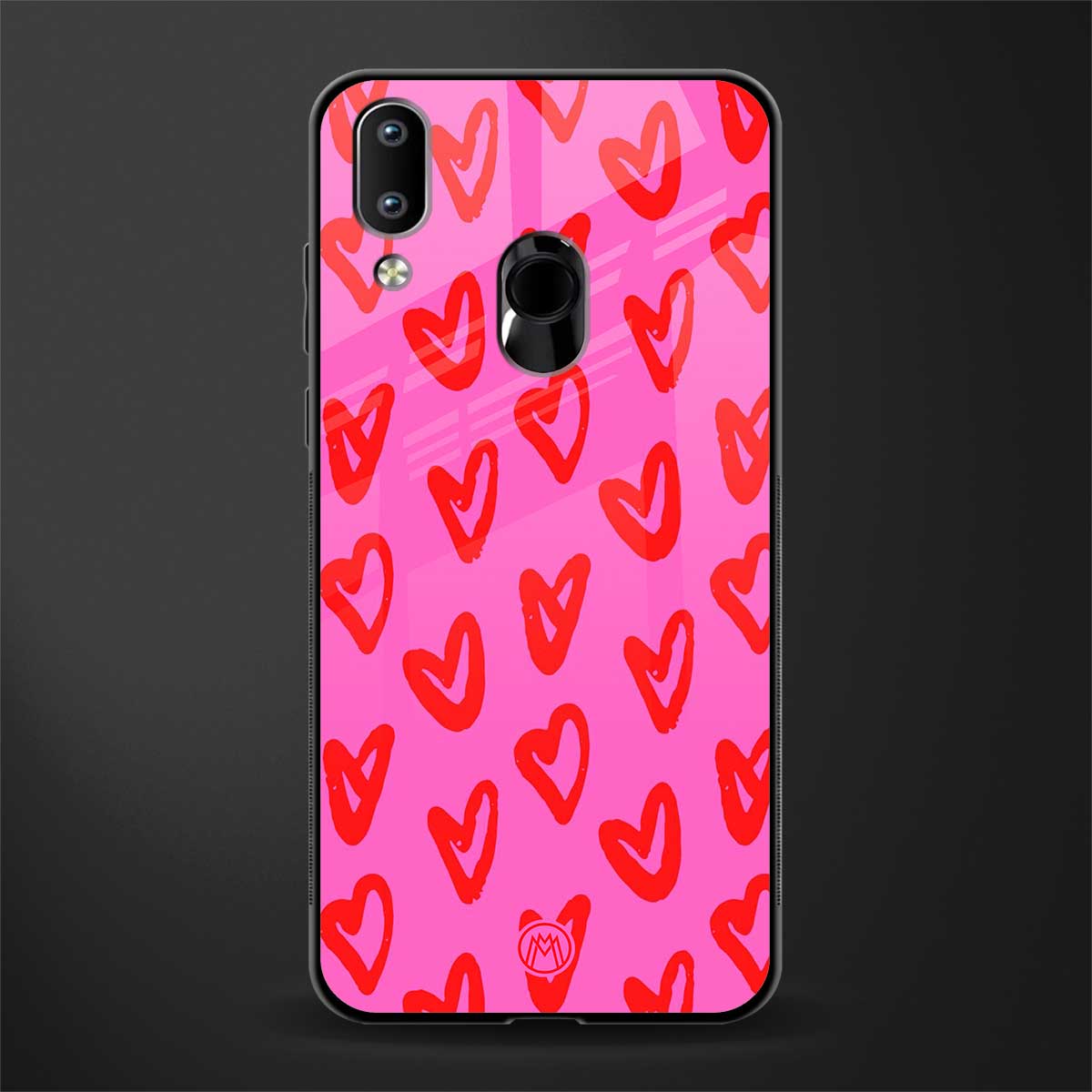 hot pink soul glass case for vivo y91 image