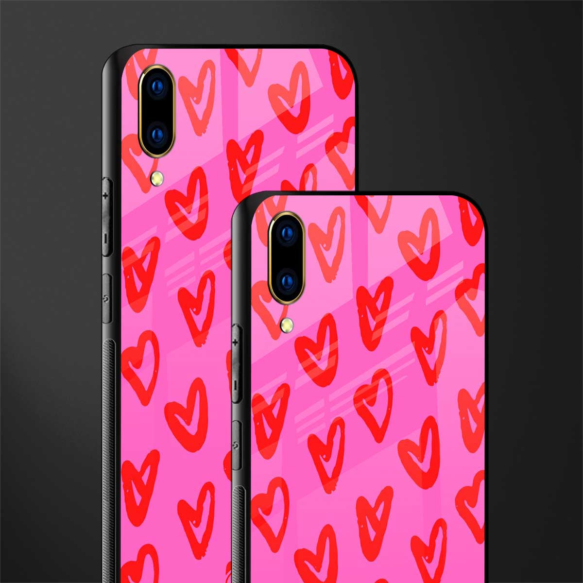 hot pink soul glass case for vivo v11 pro image-2