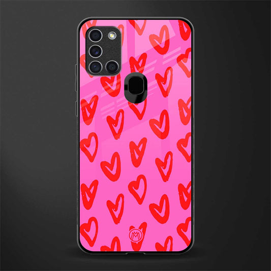 hot pink soul glass case for samsung galaxy a21s image