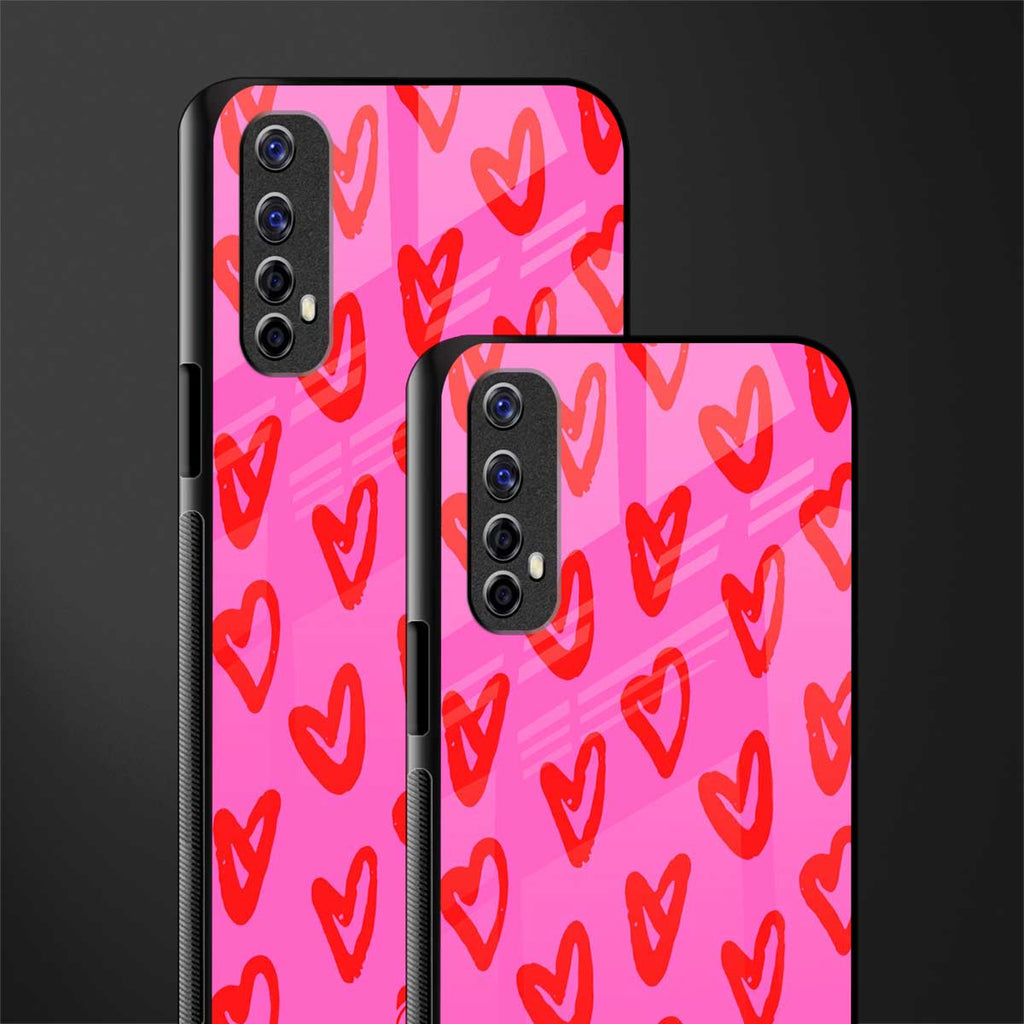 hot pink soul glass case for realme 7 image-2