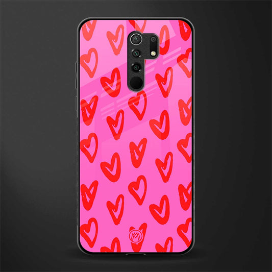 hot pink soul glass case for redmi 9 prime image