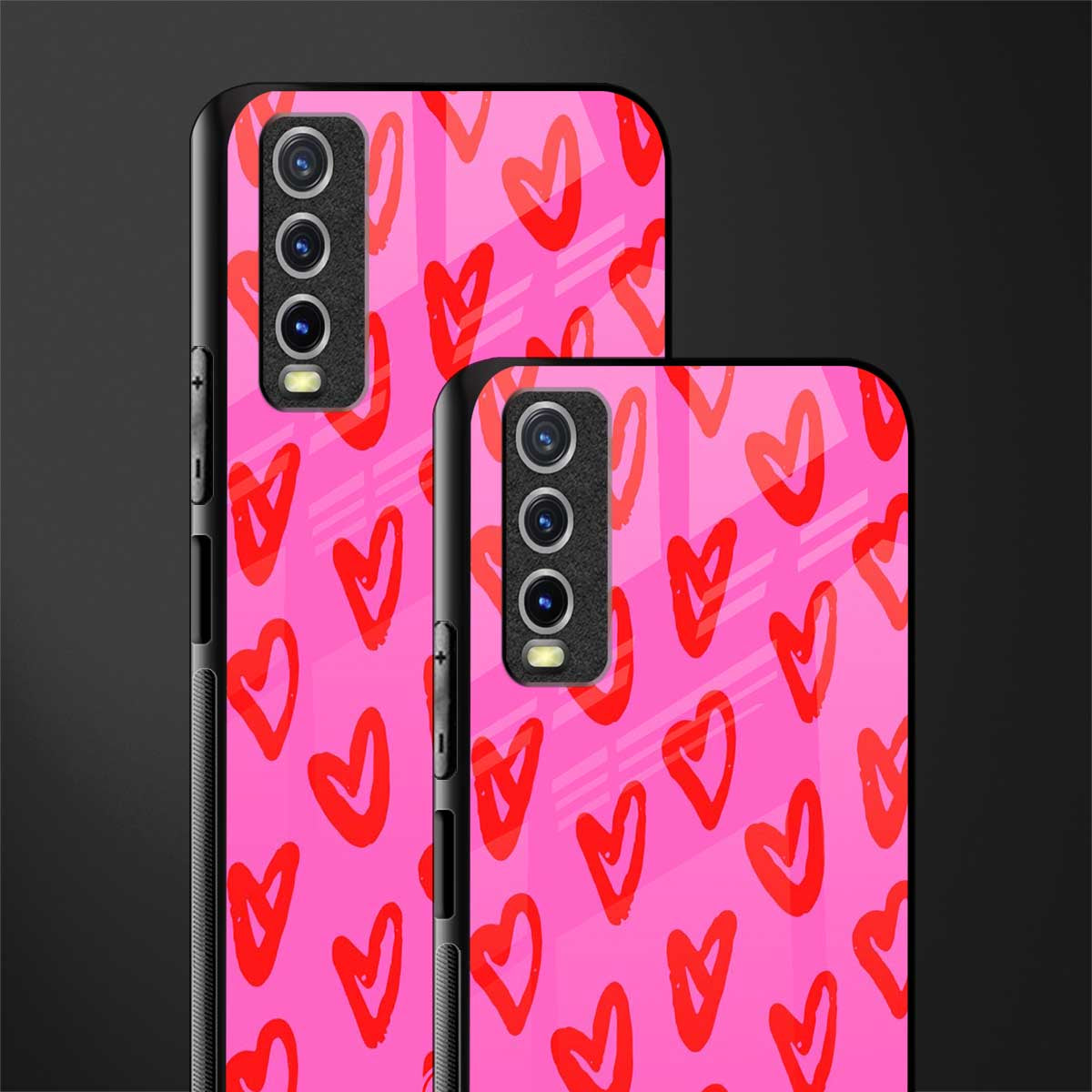 hot pink soul glass case for vivo y20i vivo y20t image-2