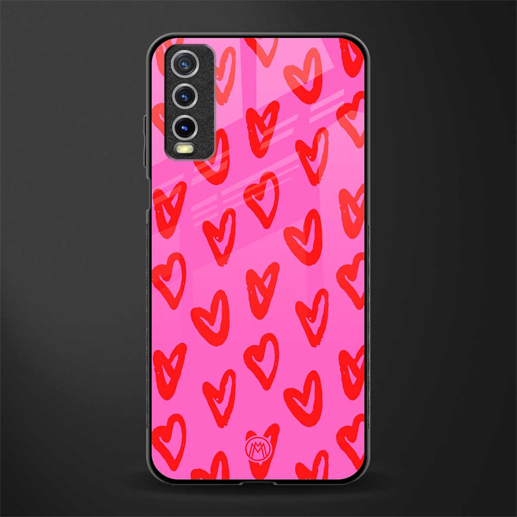 hot pink soul glass case for vivo y20i vivo y20t image