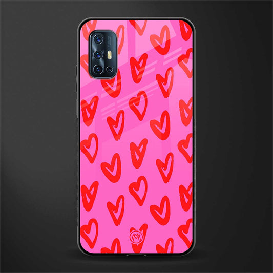 hot pink soul glass case for vivo v17 image