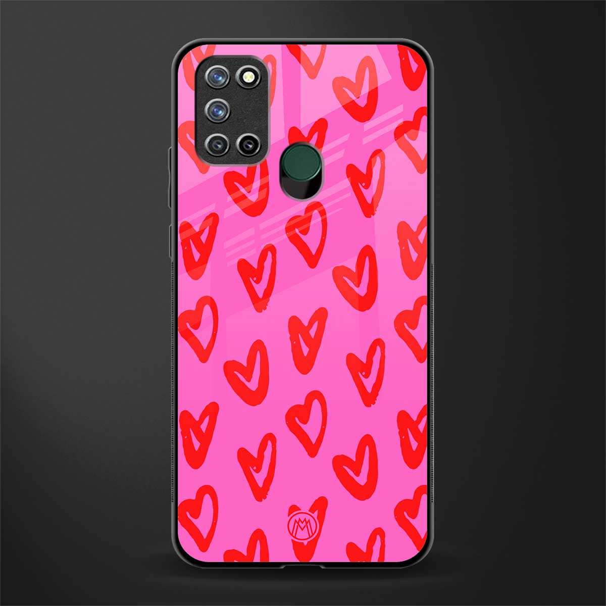 hot pink soul glass case for realme 7i image