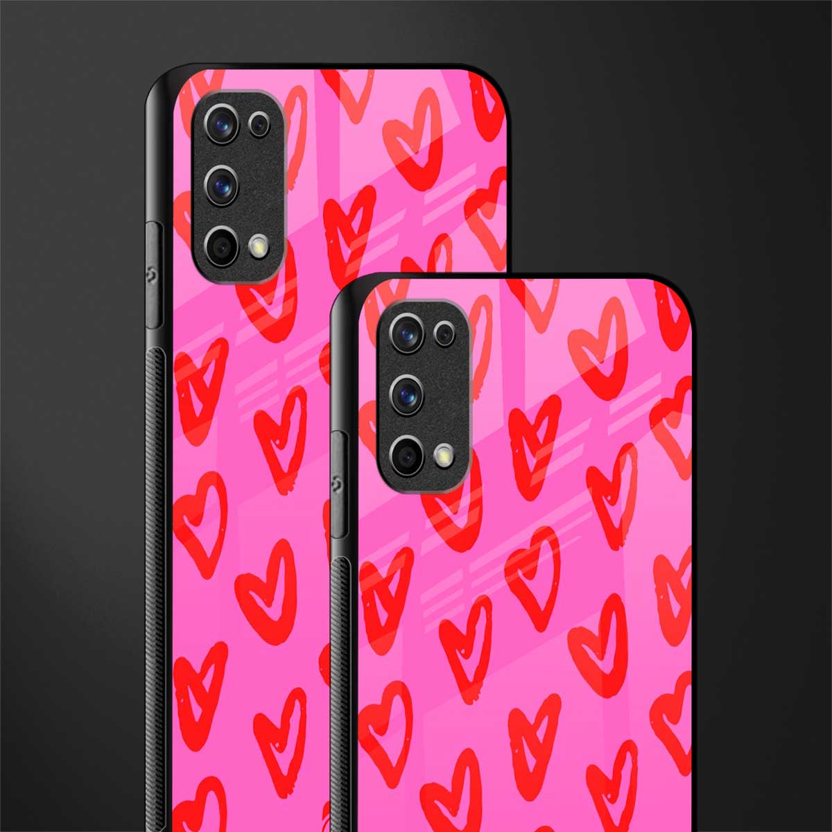 hot pink soul glass case for realme 7 pro image-2