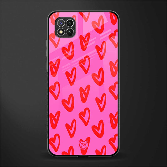 hot pink soul glass case for poco c3 image