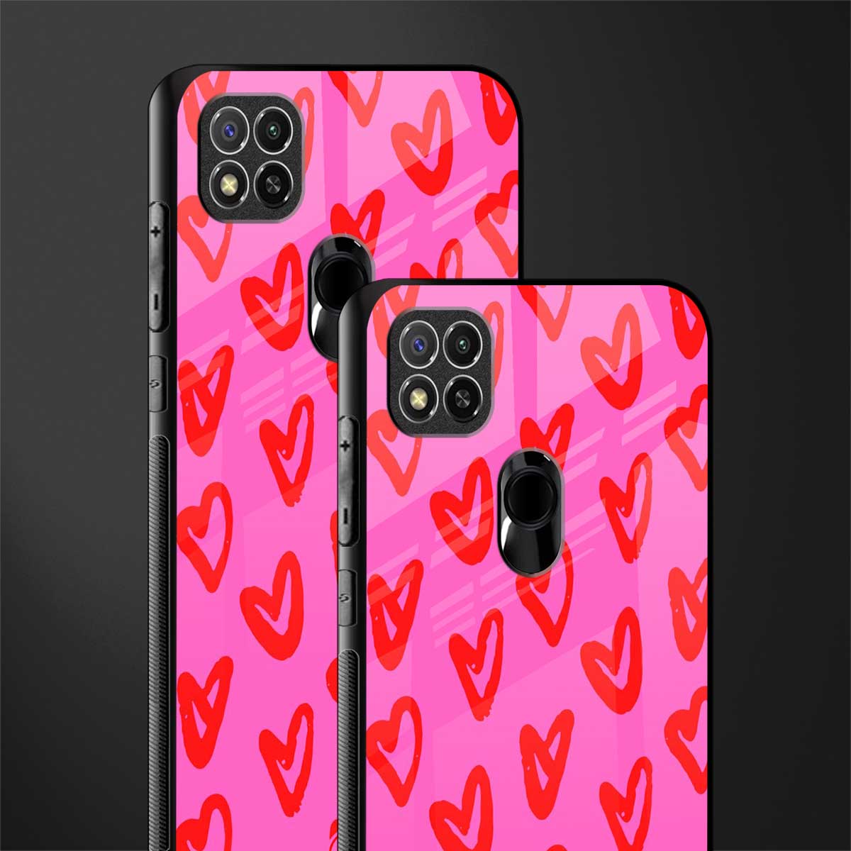 hot pink soul glass case for redmi 9c image-2
