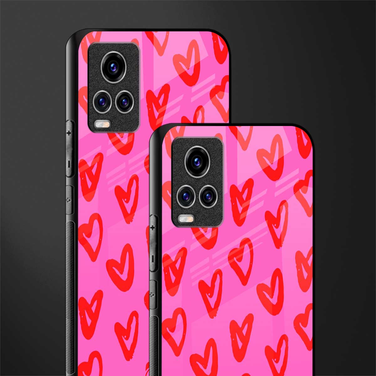 hot pink soul glass case for vivo v20 pro image-2