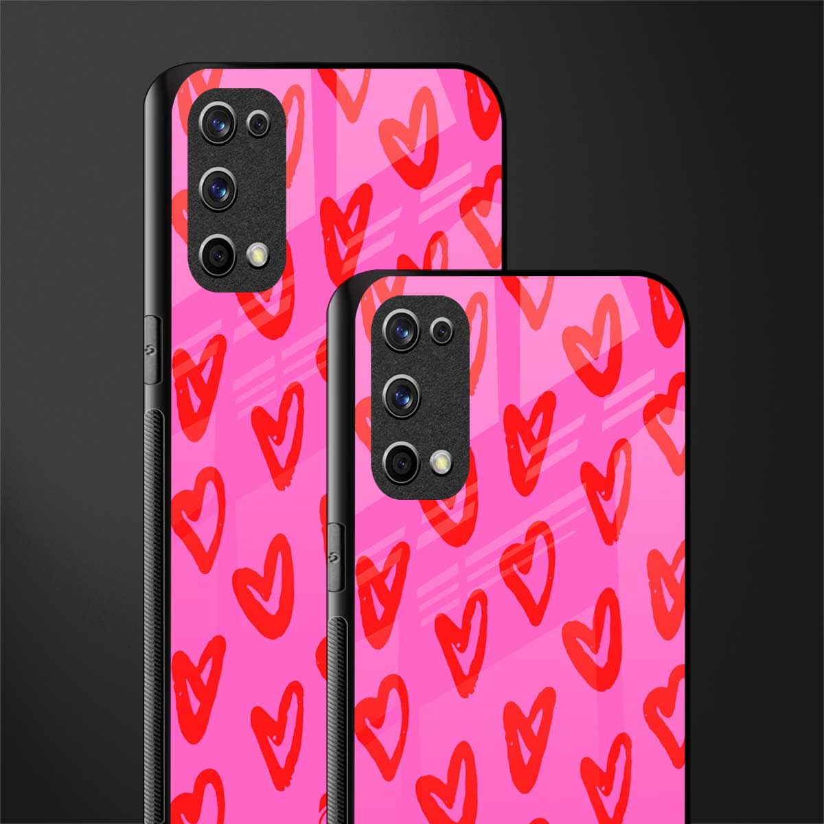 hot pink soul glass case for realme x7 pro image-2