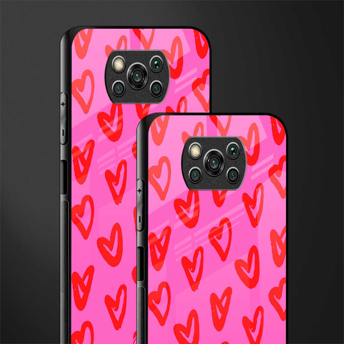 hot pink soul glass case for poco x3 pro image-2