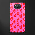 hot pink soul glass case for poco x3 image