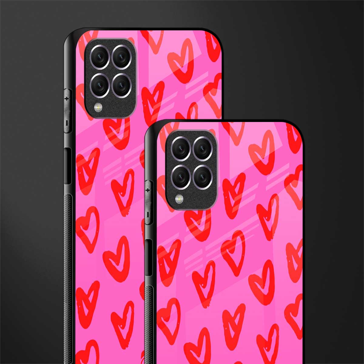 hot pink soul glass case for samsung galaxy f62 image-2