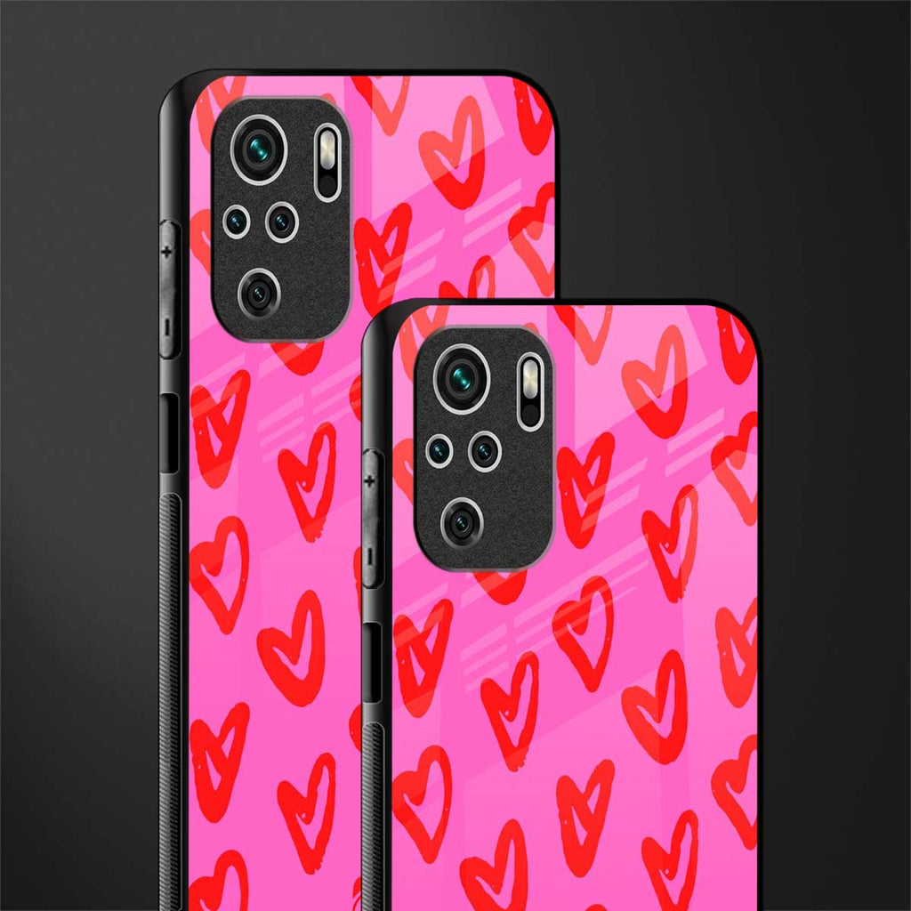 hot pink soul glass case for redmi note 10s image-2