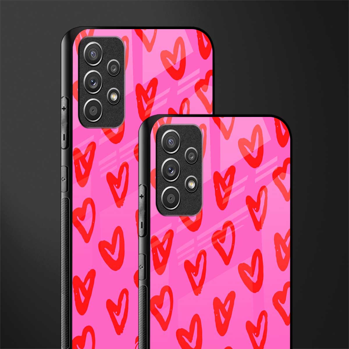hot pink soul glass case for samsung galaxy a72 image-2