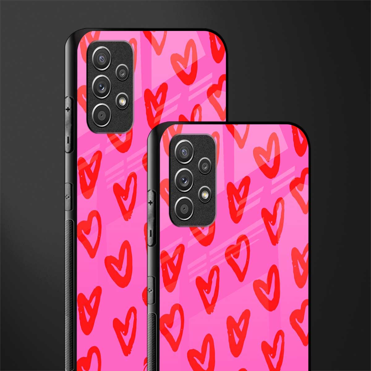hot pink soul glass case for samsung galaxy a32 4g image-2