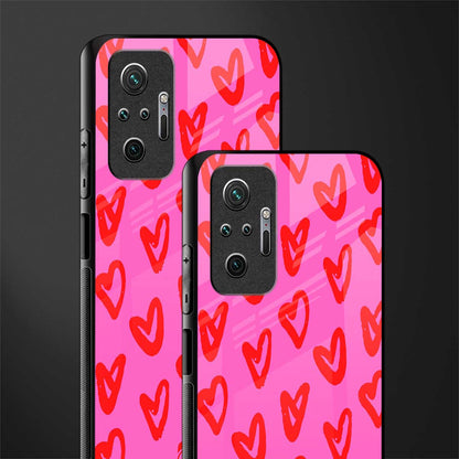 hot pink soul glass case for redmi note 10 pro image-2