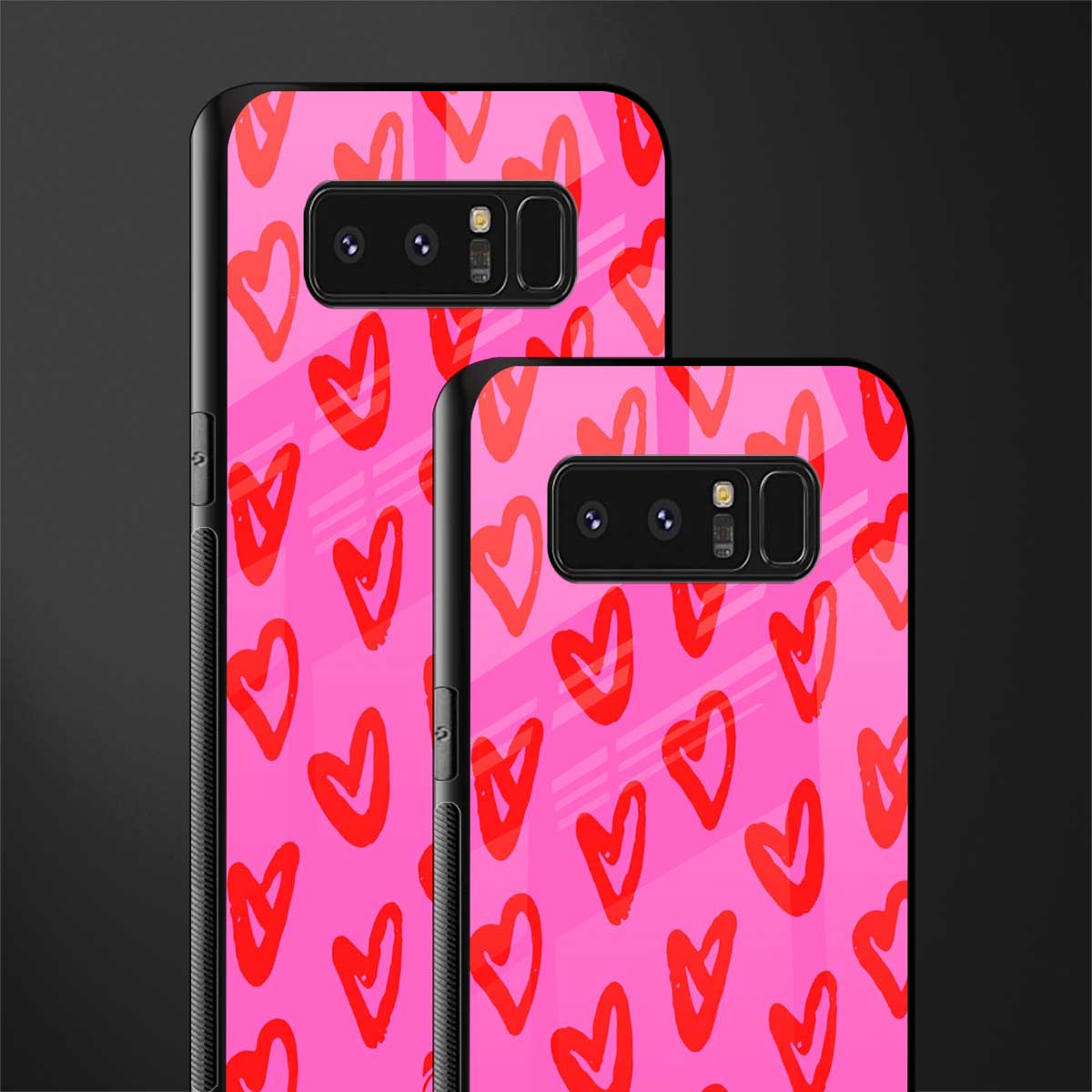 hot pink soul glass case for samsung galaxy note 8 image-2
