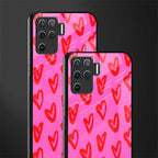 hot pink soul glass case for oppo f19 pro image-2