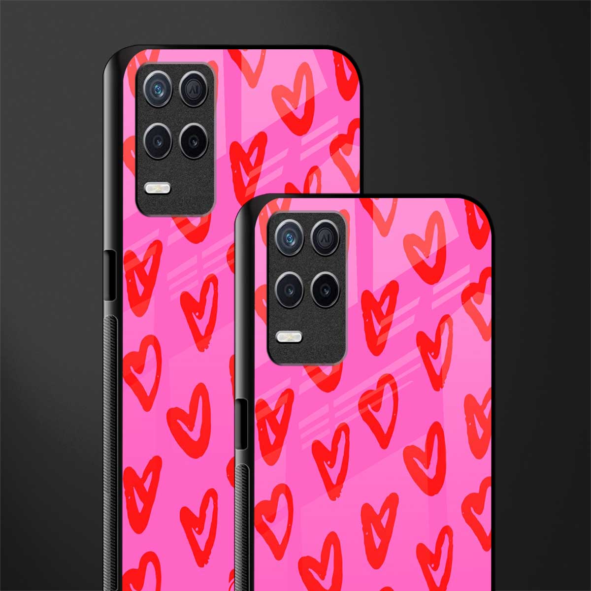 hot pink soul glass case for realme 8 5g image-2