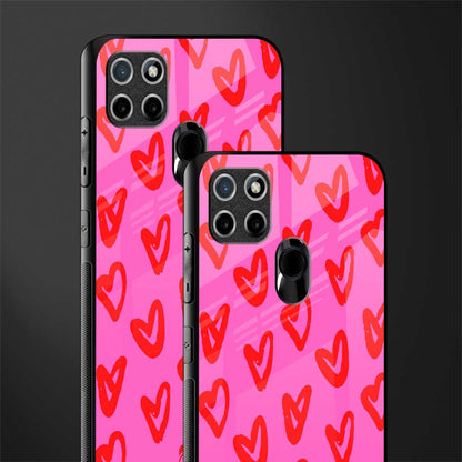 hot pink soul glass case for realme c21 image-2