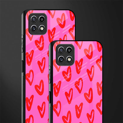 hot pink soul glass case for samsung galaxy a22 5g image-2