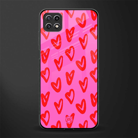 hot pink soul glass case for samsung galaxy a22 5g image