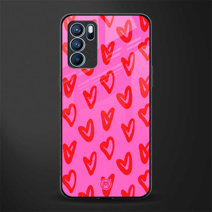 hot pink soul glass case for oppo reno6 5g image