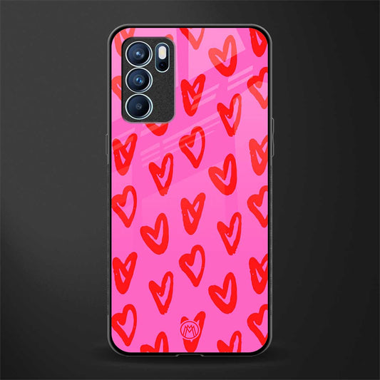 hot pink soul glass case for oppo reno6 5g image