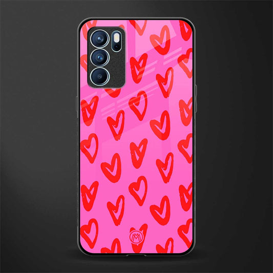 hot pink soul glass case for oppo reno6 pro 5g image