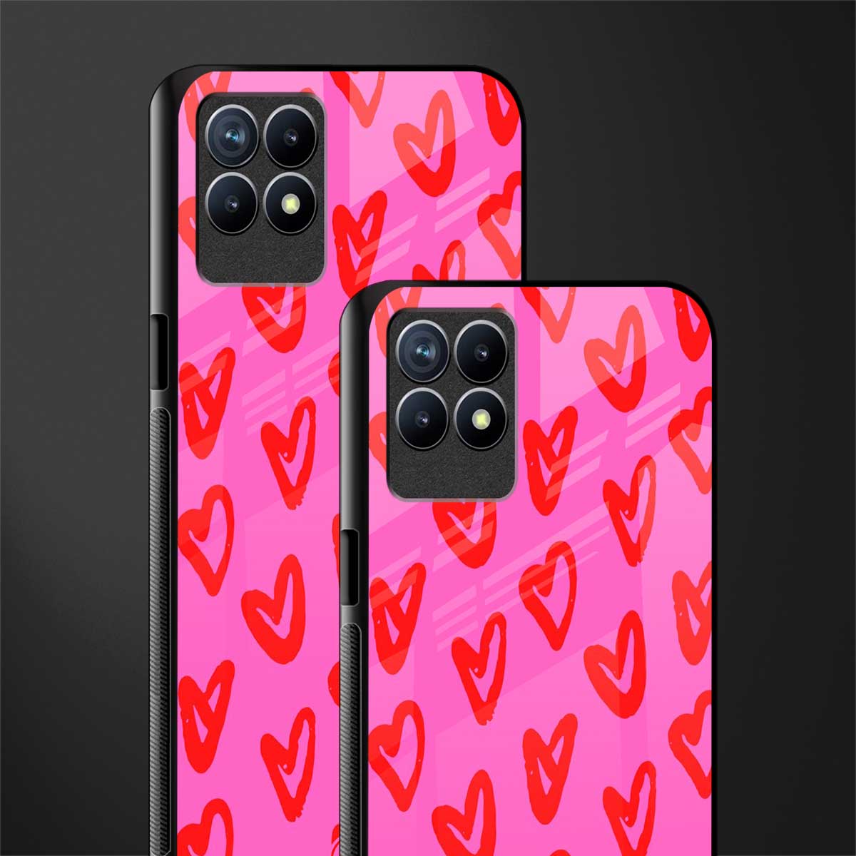 hot pink soul glass case for realme narzo 50 image-2