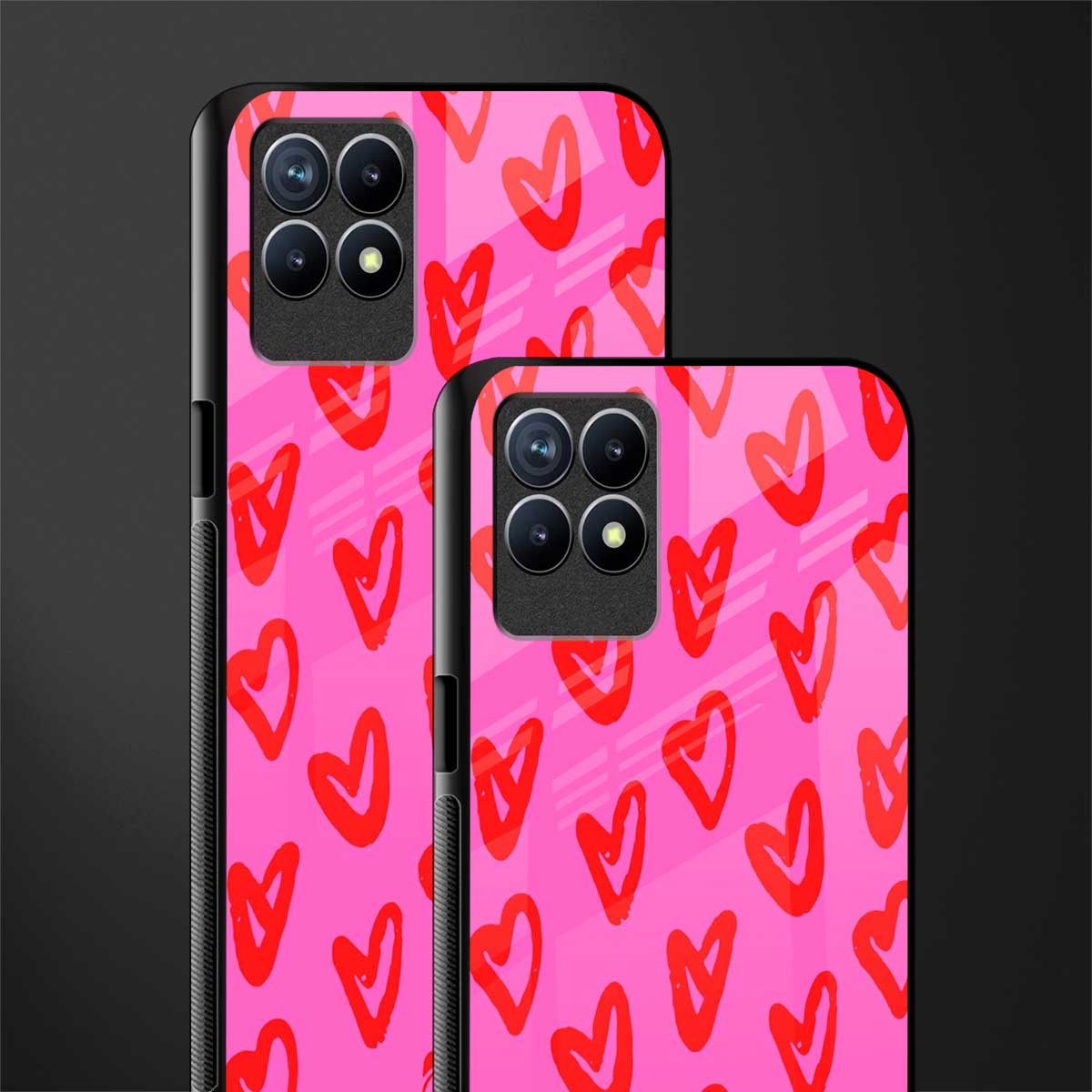 hot pink soul glass case for realme 8i image-2