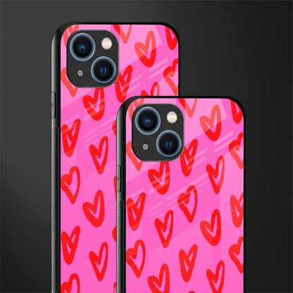 hot pink soul glass case for iphone 14 plus image-2