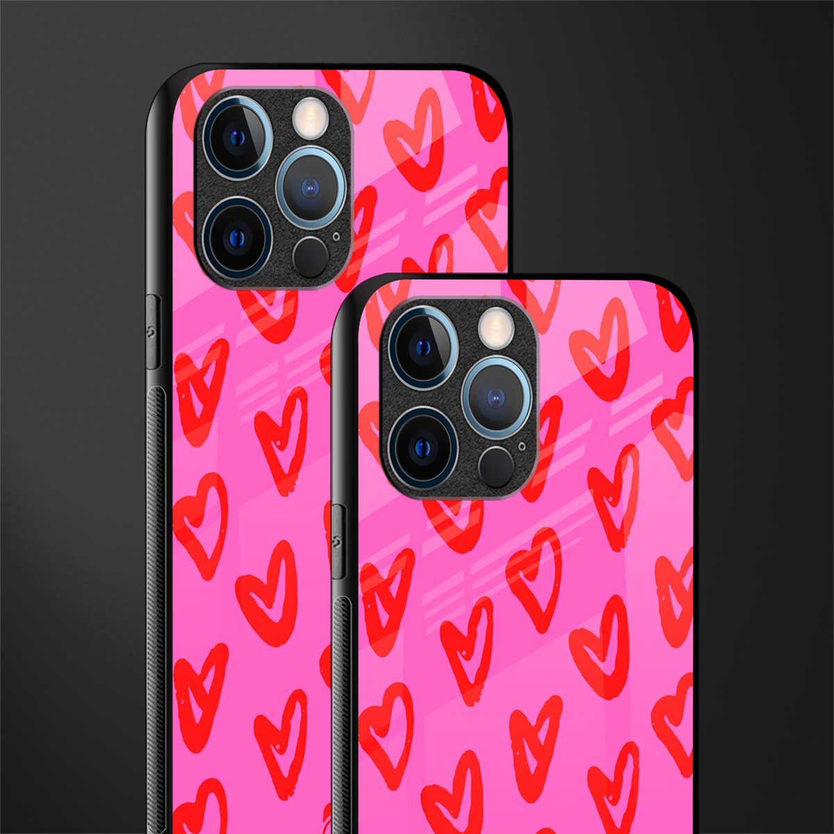 hot pink soul glass case for iphone 12 pro image-2