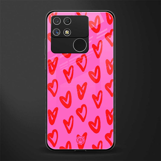 hot pink soul back phone cover | glass case for realme narzo 50a