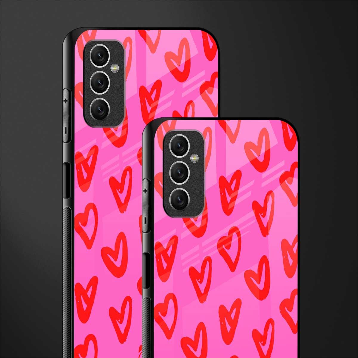 hot pink soul glass case for samsung galaxy m52 5g image-2