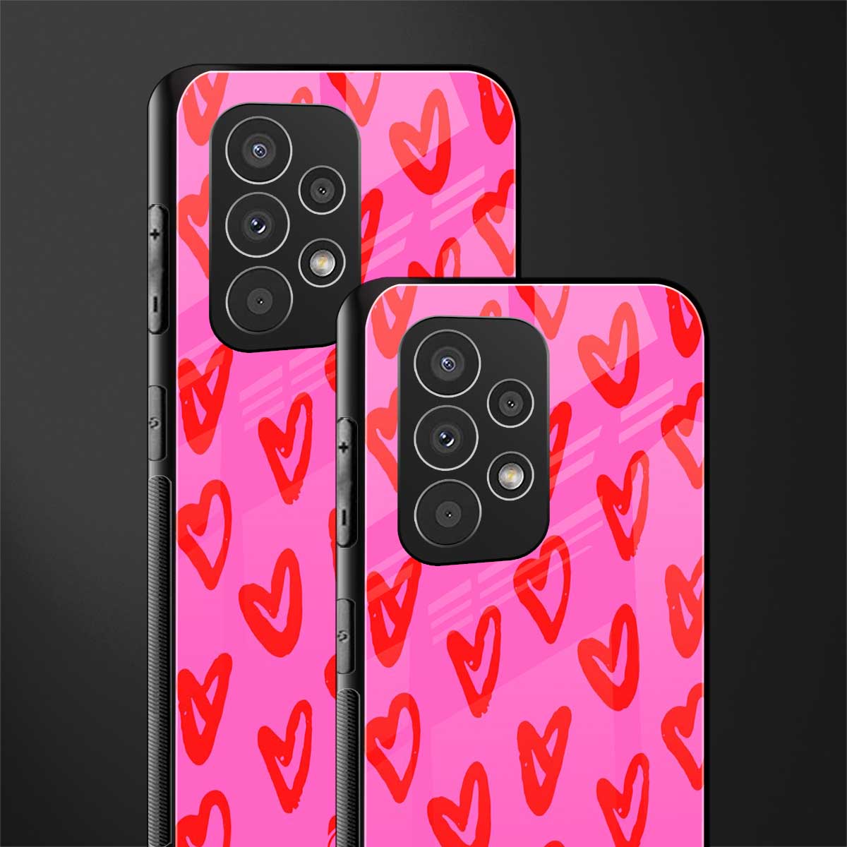 hot pink soul back phone cover | glass case for samsung galaxy a53 5g