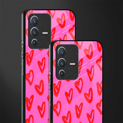 hot pink soul glass case for vivo v23 5g image-2
