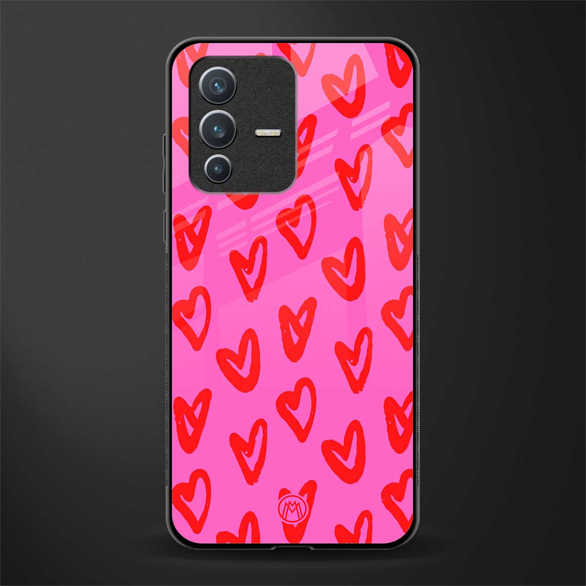 hot pink soul glass case for vivo v23 5g image