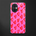 hot pink soul back phone cover | glass case for oppo f21 pro 5g