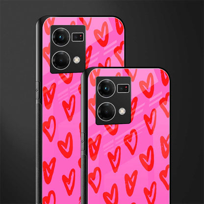 hot pink soul back phone cover | glass case for oppo f21 pro 4g