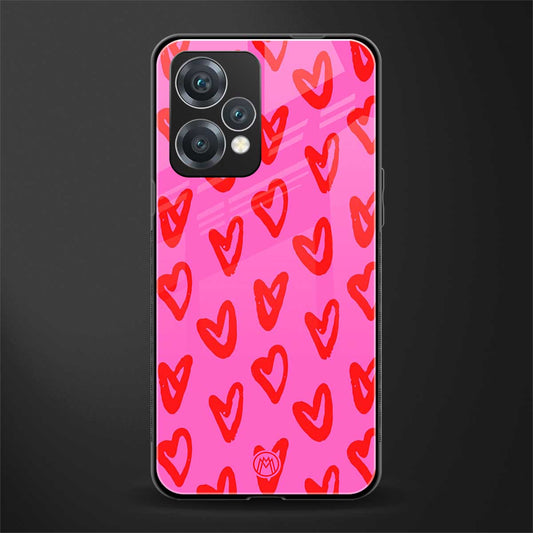 hot pink soul back phone cover | glass case for oneplus nord ce 2 lite 5g