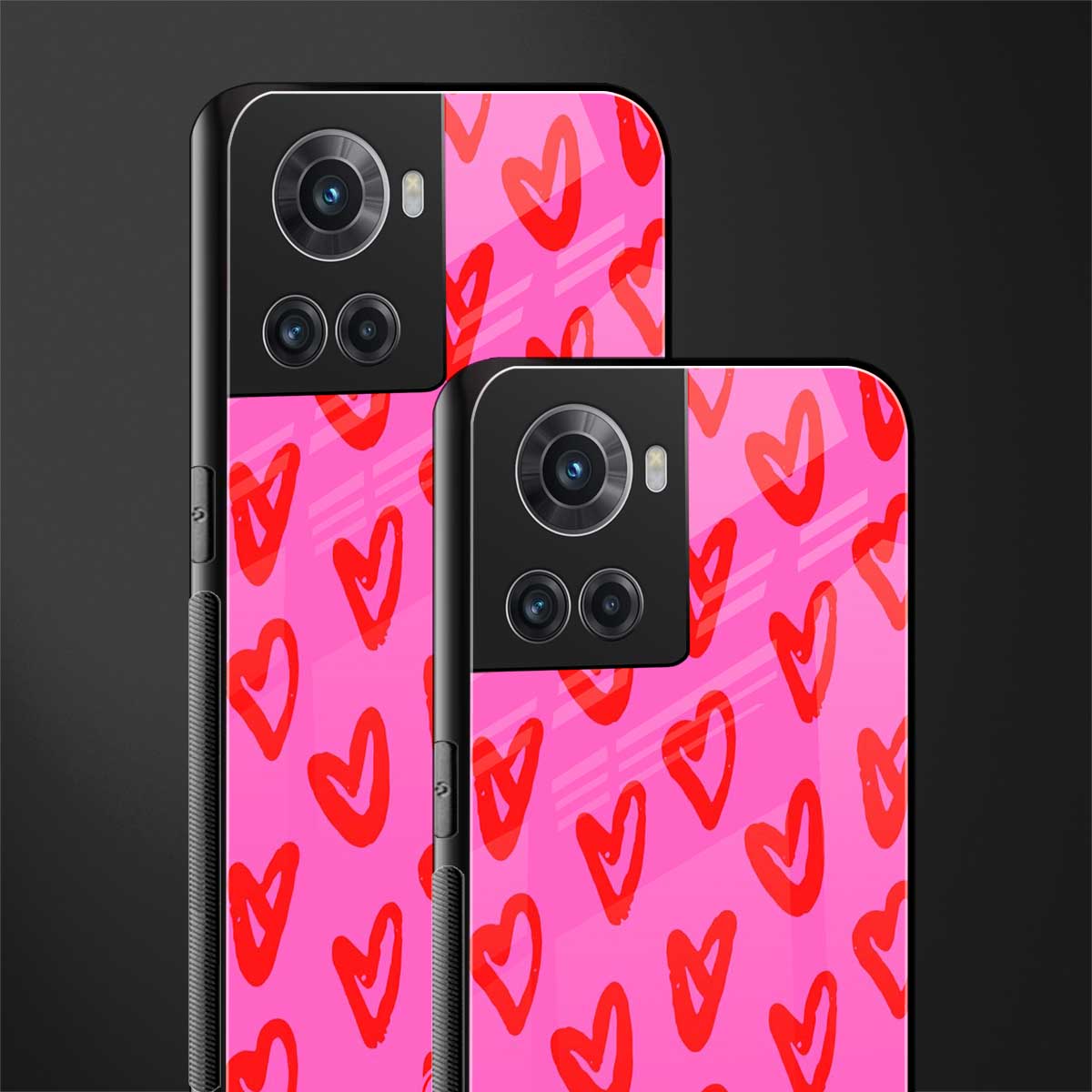hot pink soul back phone cover | glass case for oneplus 10r 5g