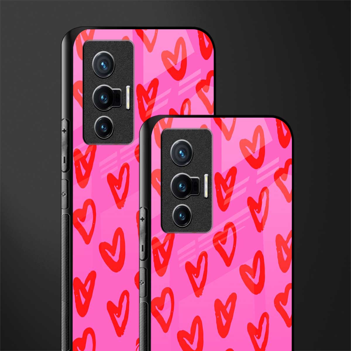 hot pink soul glass case for vivo x70 image-2