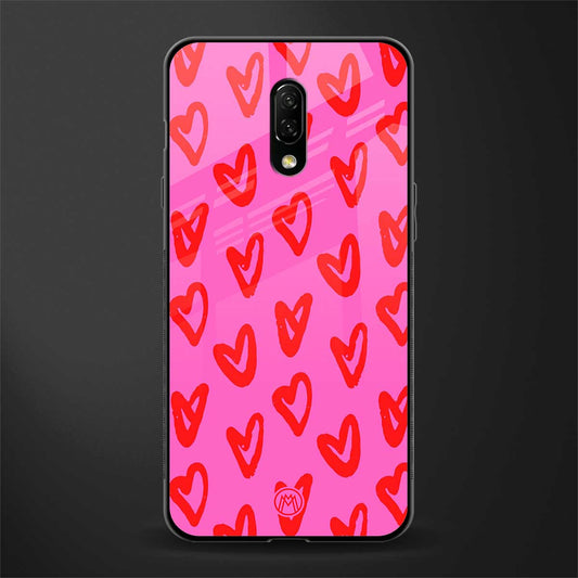 hot pink soul glass case for oneplus 7 image