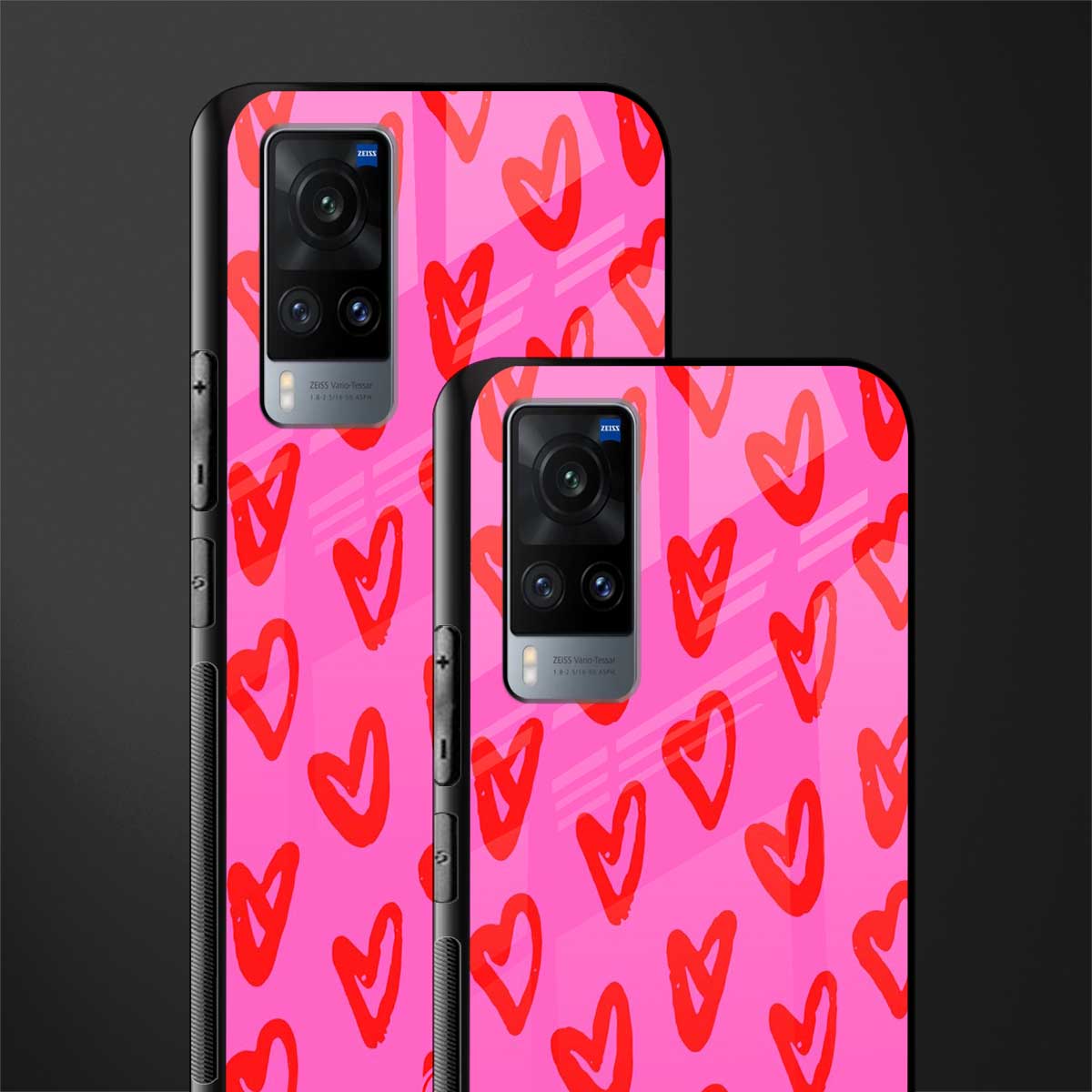 hot pink soul glass case for vivo x60 image-2
